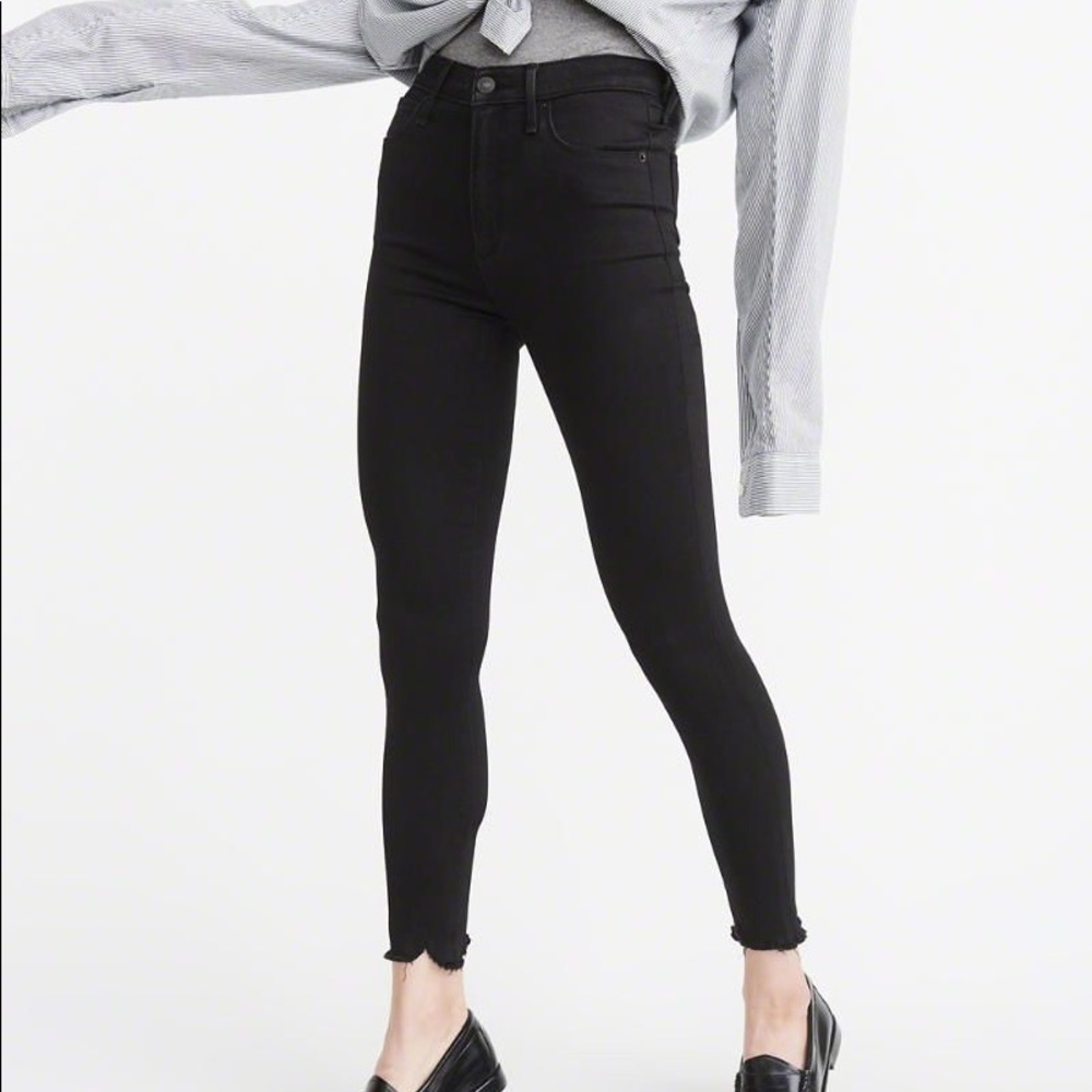 Abercrombie and Fitch Simone High Rise ankle jeans